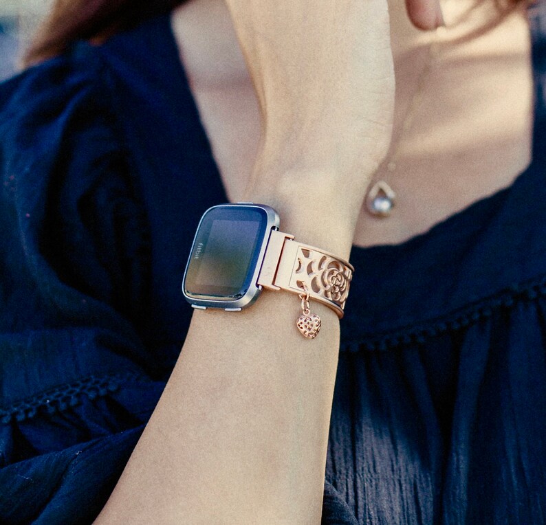 FITBIT VERSA 2 Watch Band Women Rose Gold Fitbit Versa Lite - Etsy