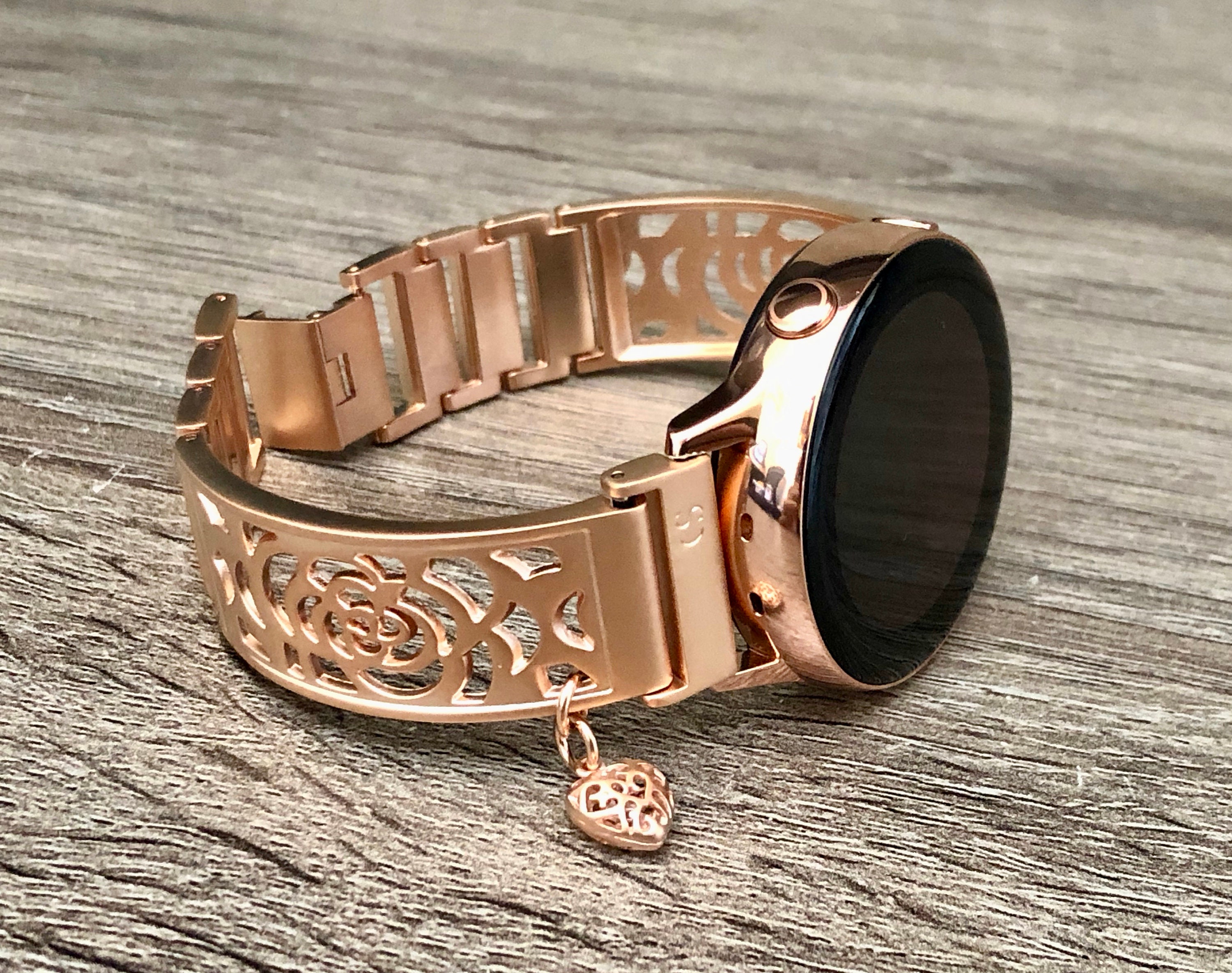 Samsung Galaxy Watch Band Rose Gold Bracelet Galaxy Watch | Etsy Australia
