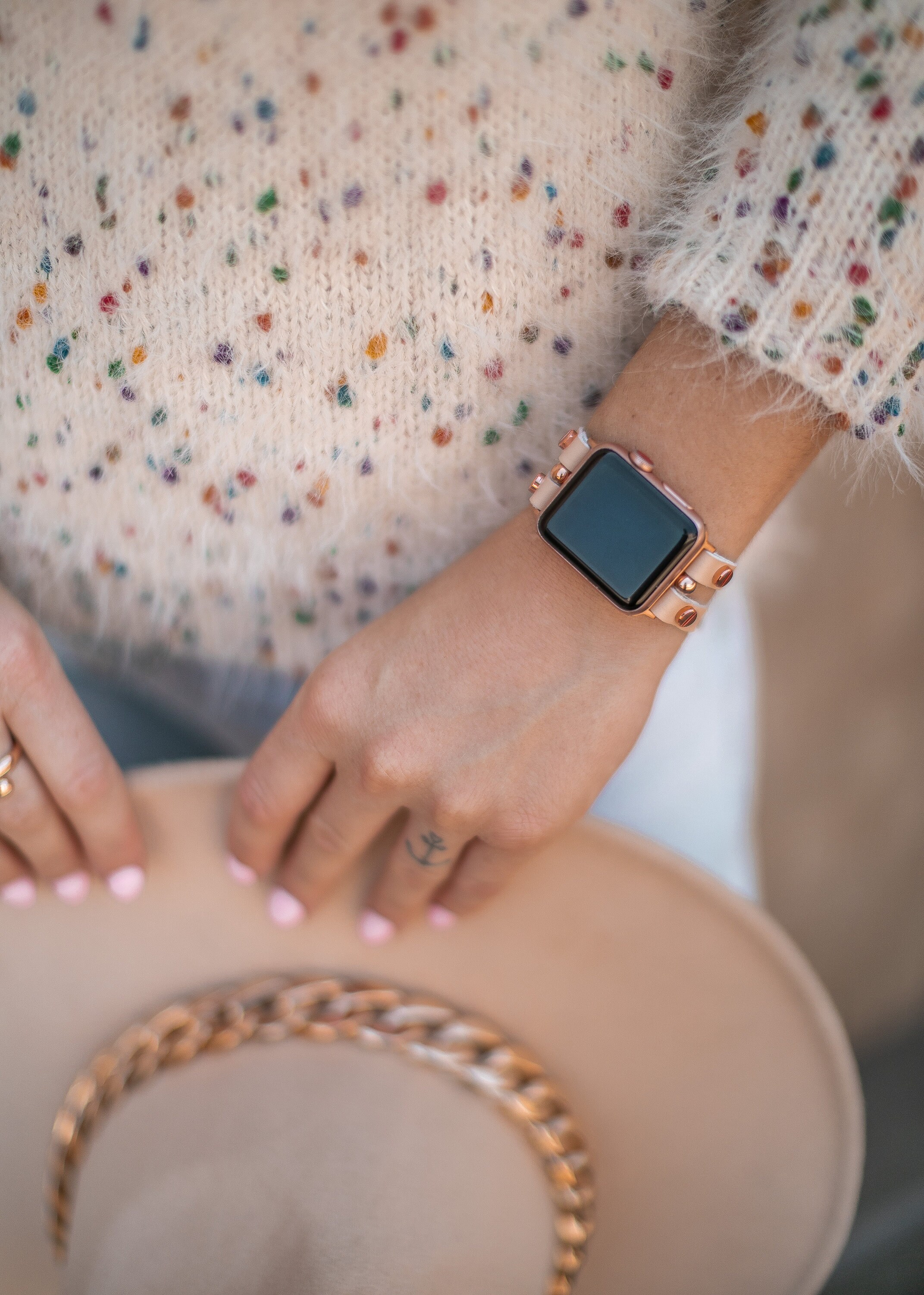 Eco Friendly Leather Apple Watch Band Strap Bands 38mm 40mm 41mm 42mm