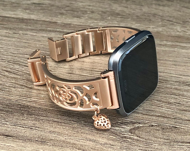fitbit versa lite rose gold