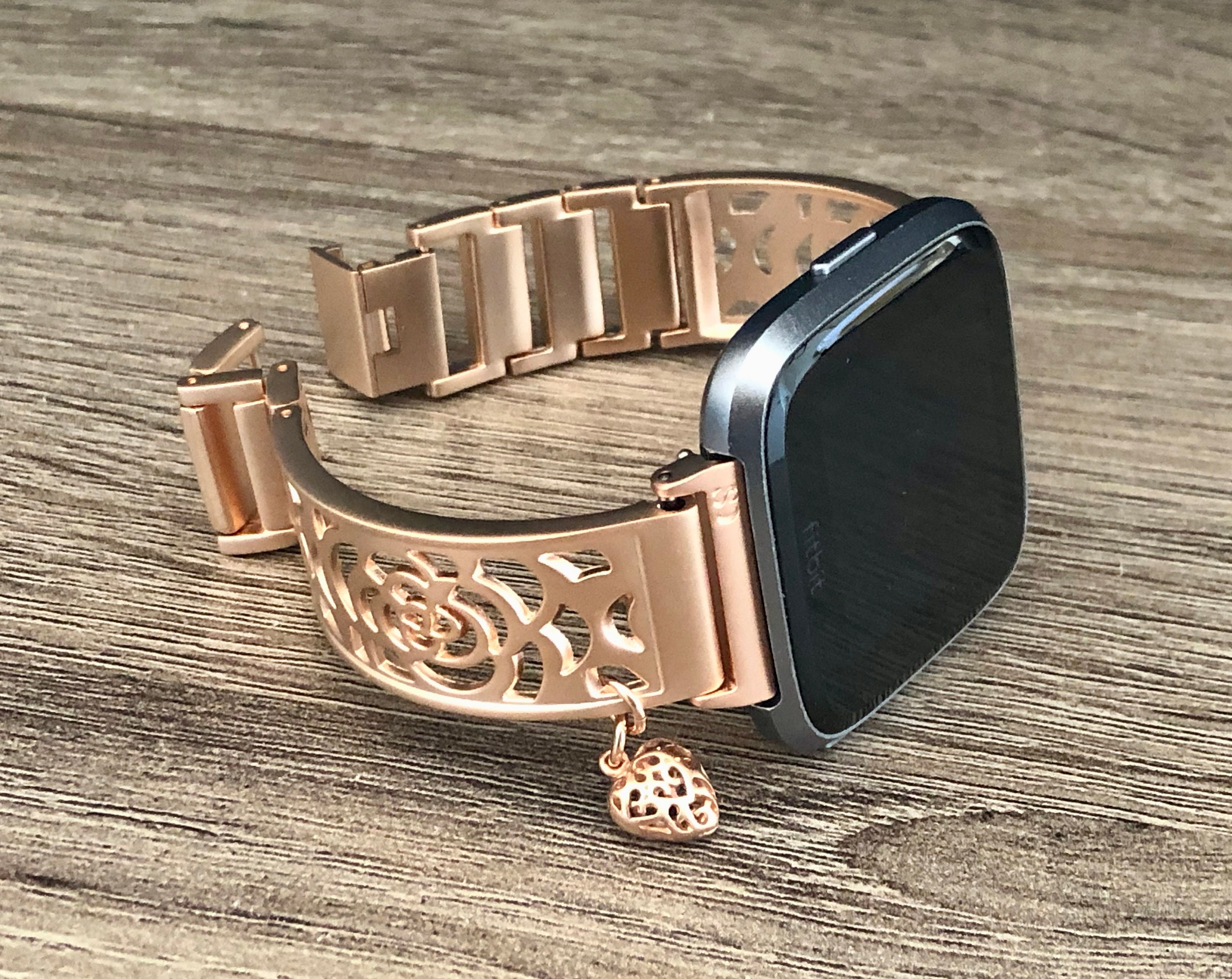 Fitbit Versa 2 Watch Band Rose Gold Fitbit Versa Lite Watch Band Adjustable Fitbit Versa Bangle