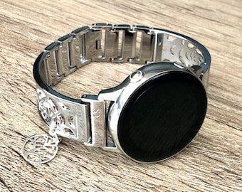 Samsung Galaxy Watch 4 Band 40mm 44mm Shiny Silver Samsung