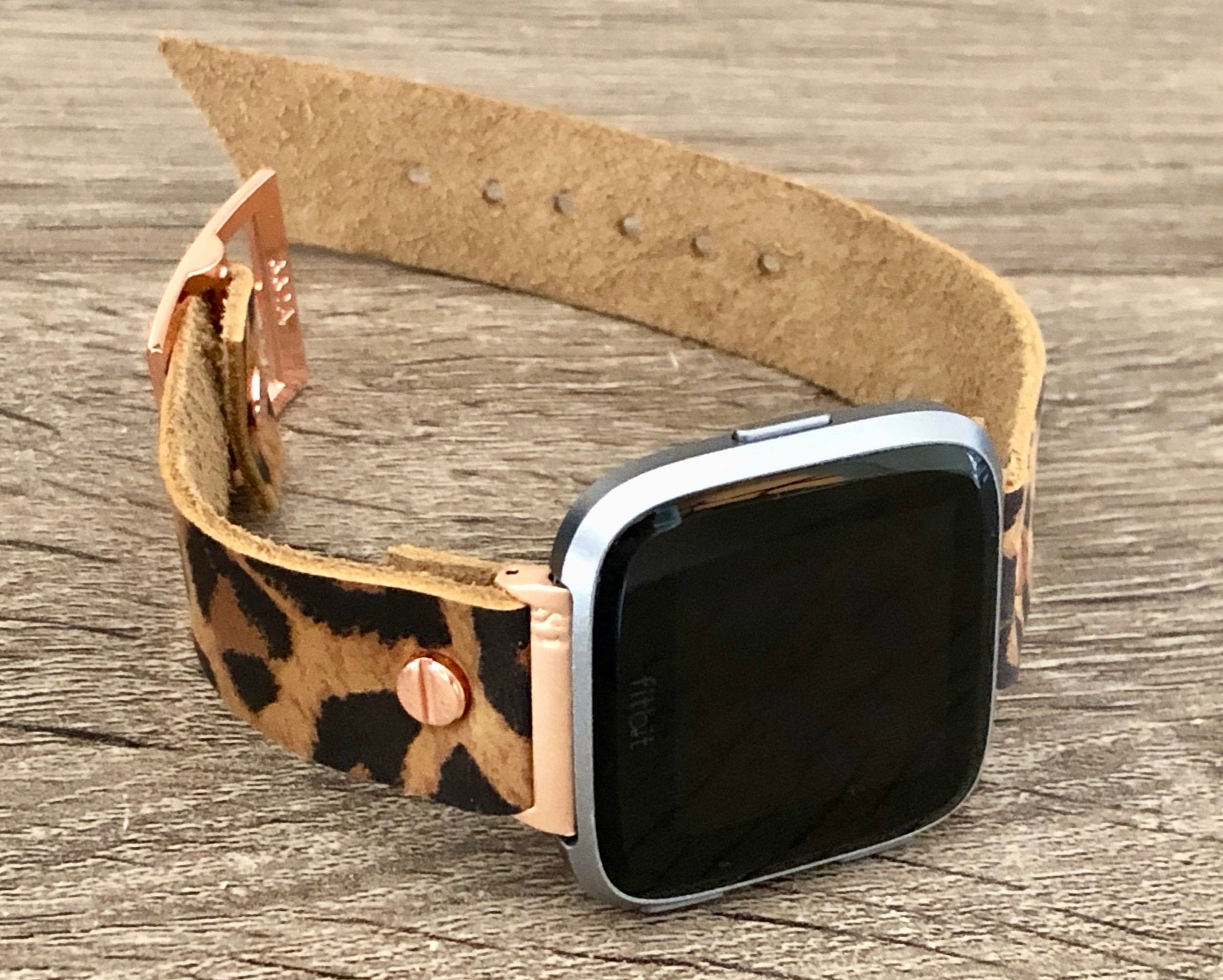 fitbit versa gold strap