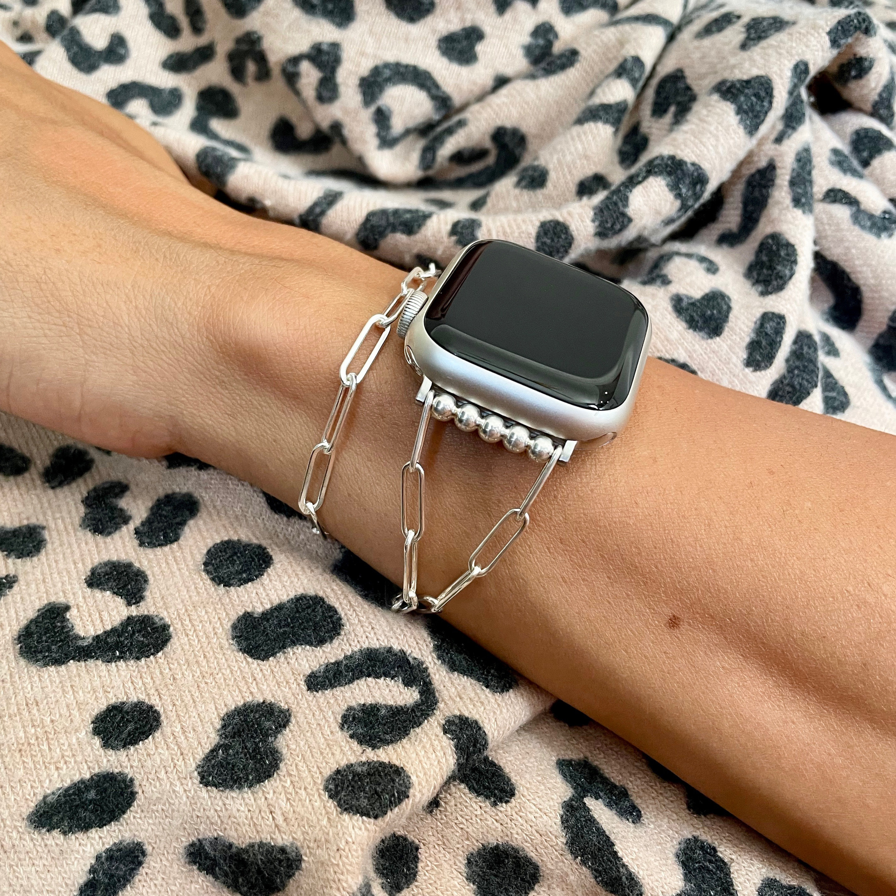 Apple watch clearance band sterling silver