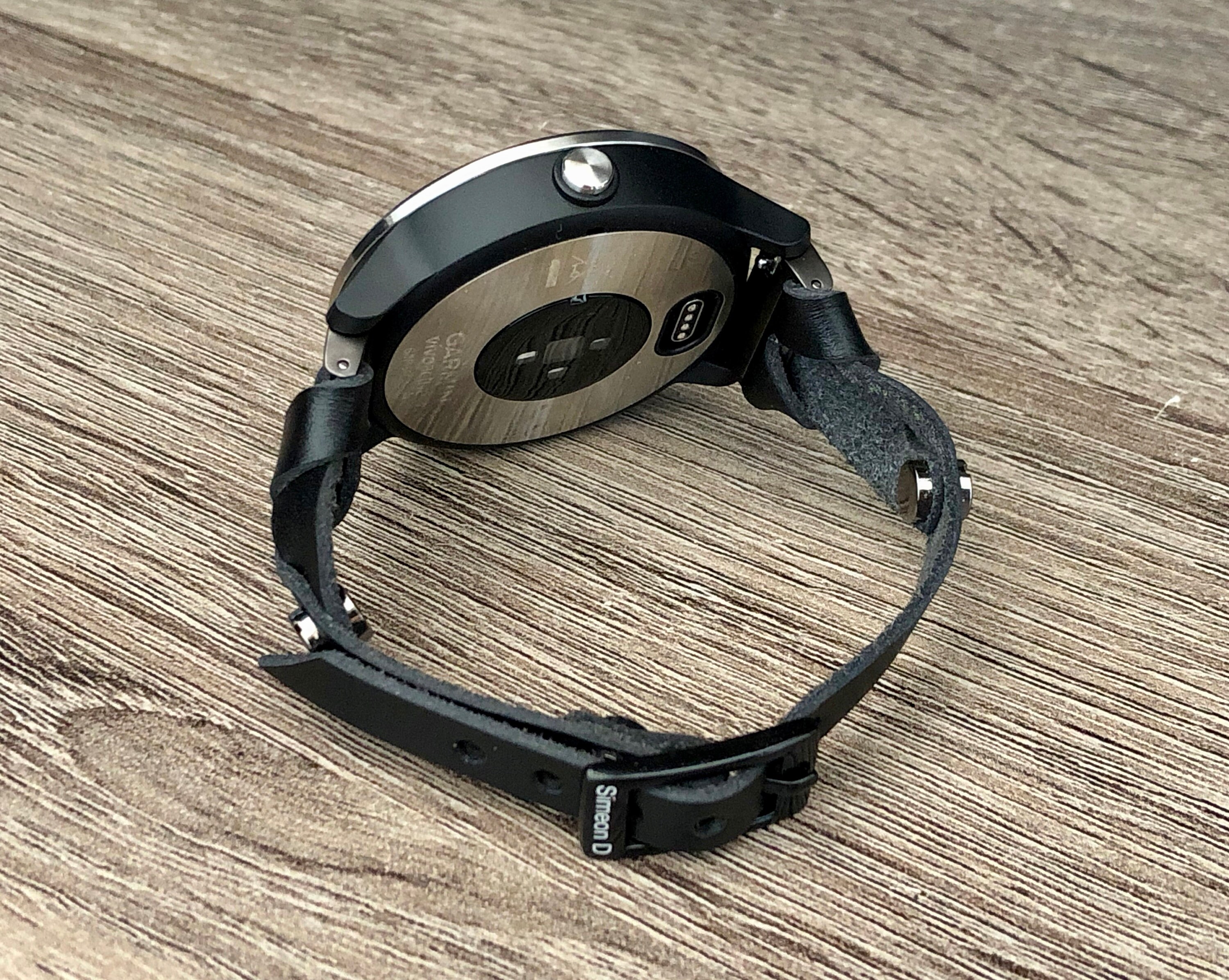 garmin vivomove hr leather strap