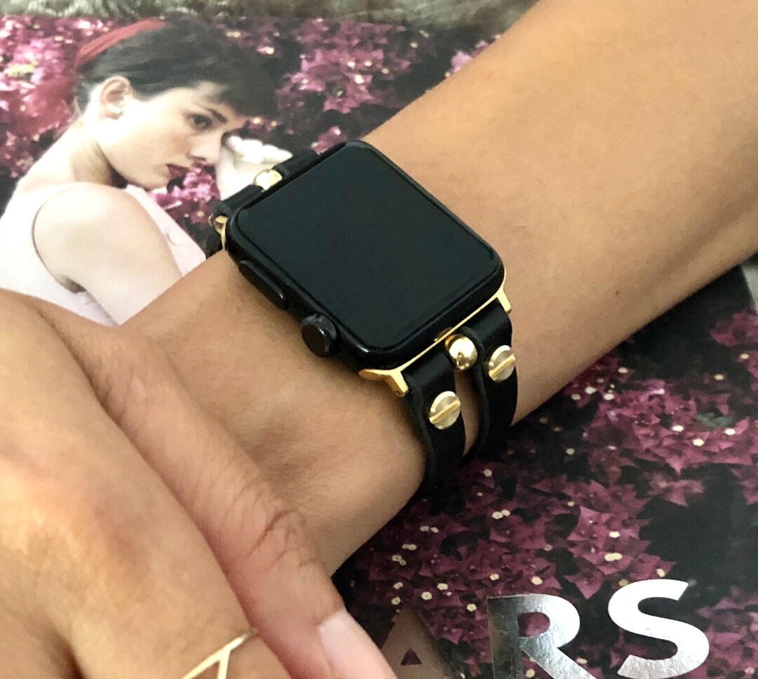 Gold Apple Watch Band, Apple Watch Strap, Apple Watch Bracelet, Women Apple Watch Bands, Custom