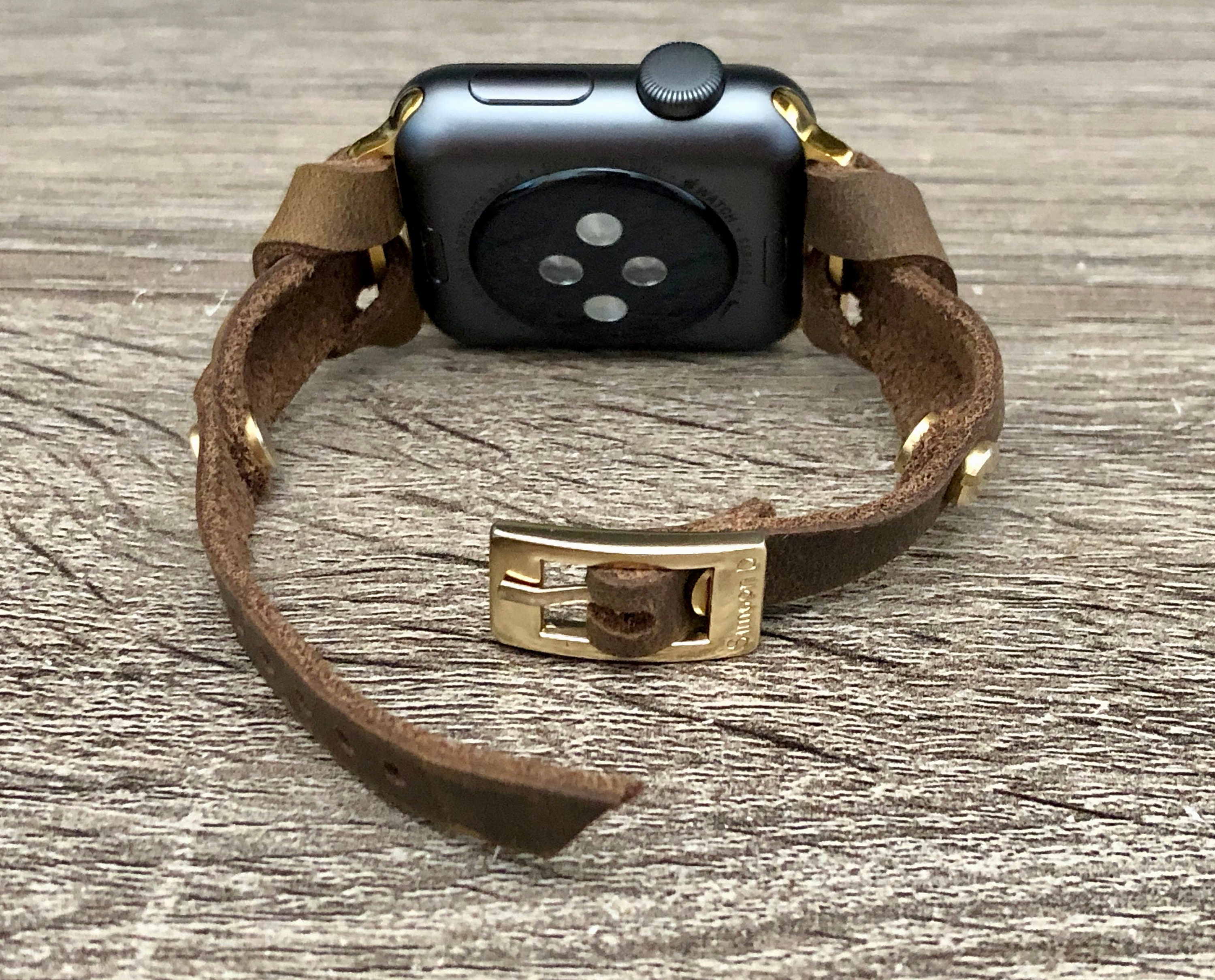 Apple Watch Leather Band ™ Cognac Vintage