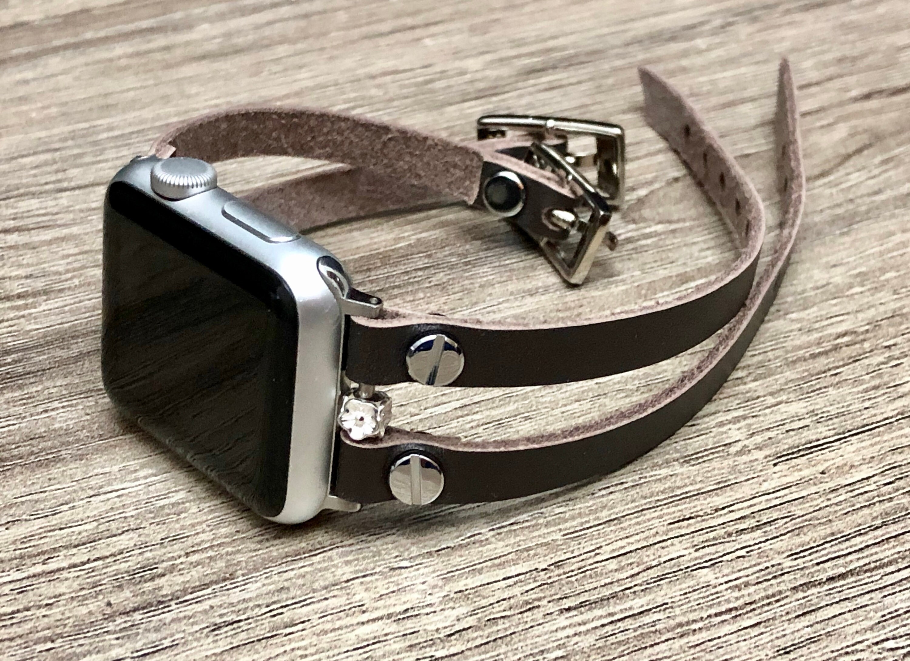 dark brown apple watch band