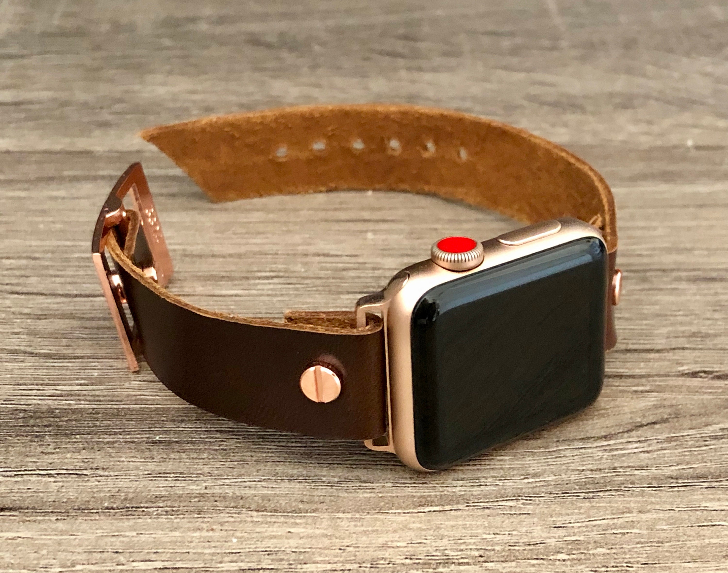 dark brown apple watch band