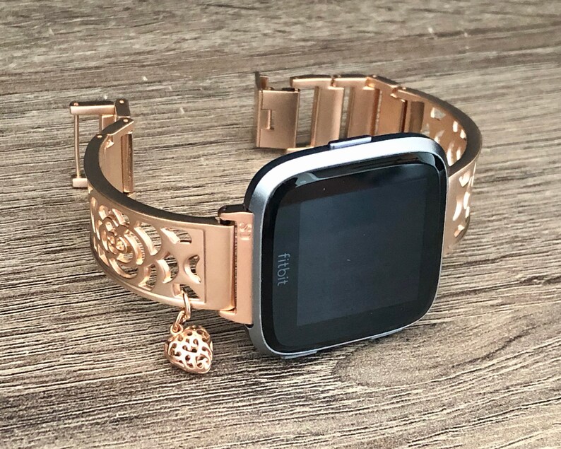fitbit versa lite rose gold