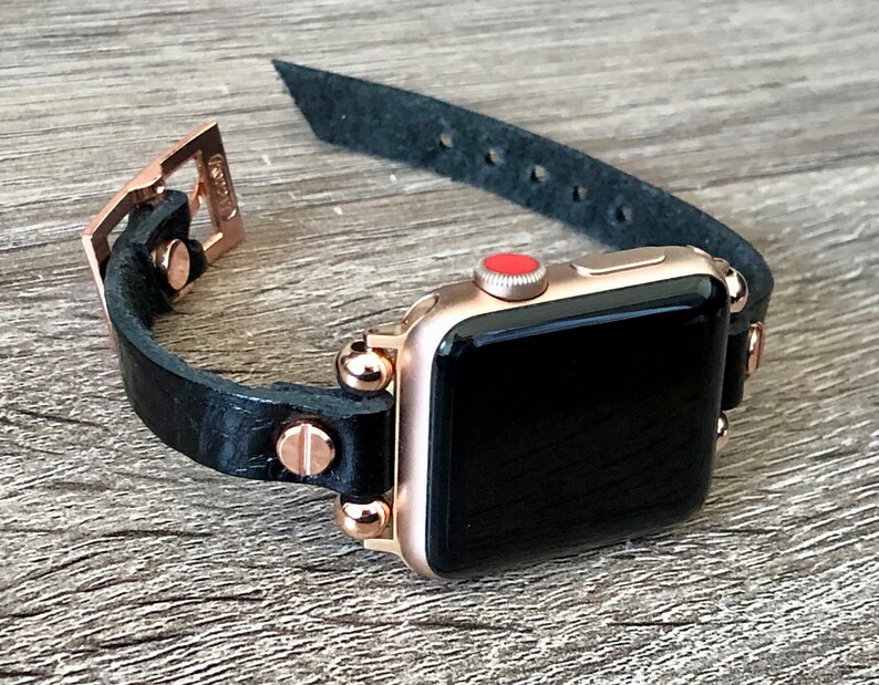 Rose Gold Apple Watch Band 38mm 40mm 41mm 42mm 44mm 45mm Slim Etsy