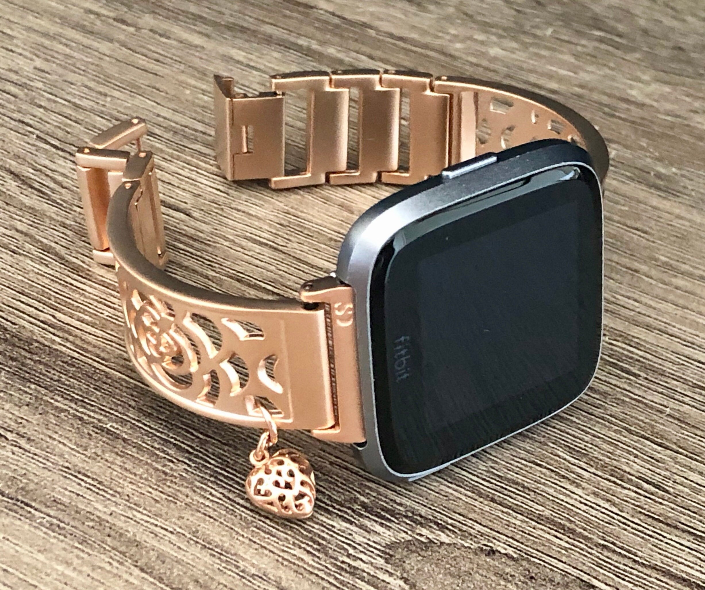 Fitbit Versa 2 Watch Band Rose Gold Fitbit Versa Lite Watch Etsy