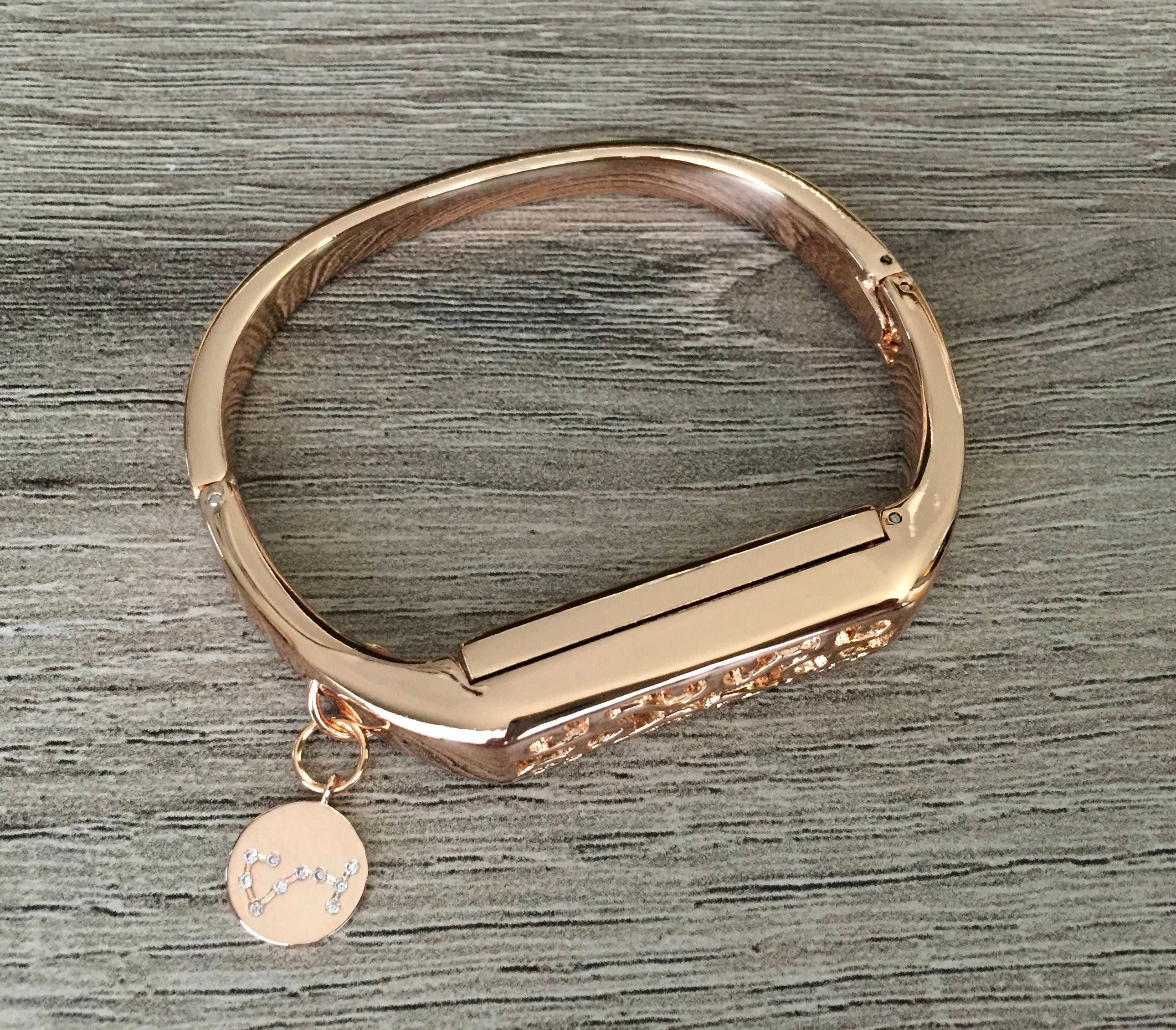 Rose Gold Color Band for Fitbit Flex 2 Fitness Tracker Bangle Etsy
