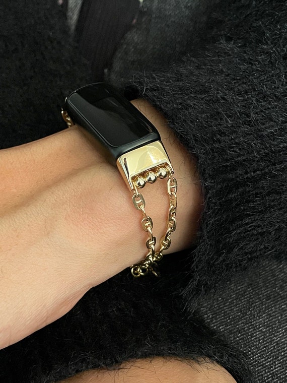 Luxury 14K Gold Filled Fitbit Luxe Chain Band, Women Wear Fitbit Luxe  Bracelet, Designer Gold Fitbit Luxe Strap, Upscale Fitbit Luxe Jewelry 