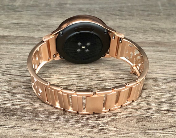 Rose Gold Samsung Galaxy Watch Active 40mm Women Band Rose Etsy Rose Gold Samsung Galaxy Watch Active 40mm Women Band Rose Etsy
