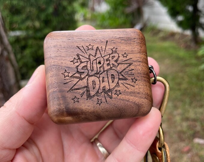 Personalized AirPods Pro 2 Case Series 4, 3, 2 for Father's Day - Engraved Name, Initials, Meaningful Gift for Him, Custom Protective Cover
