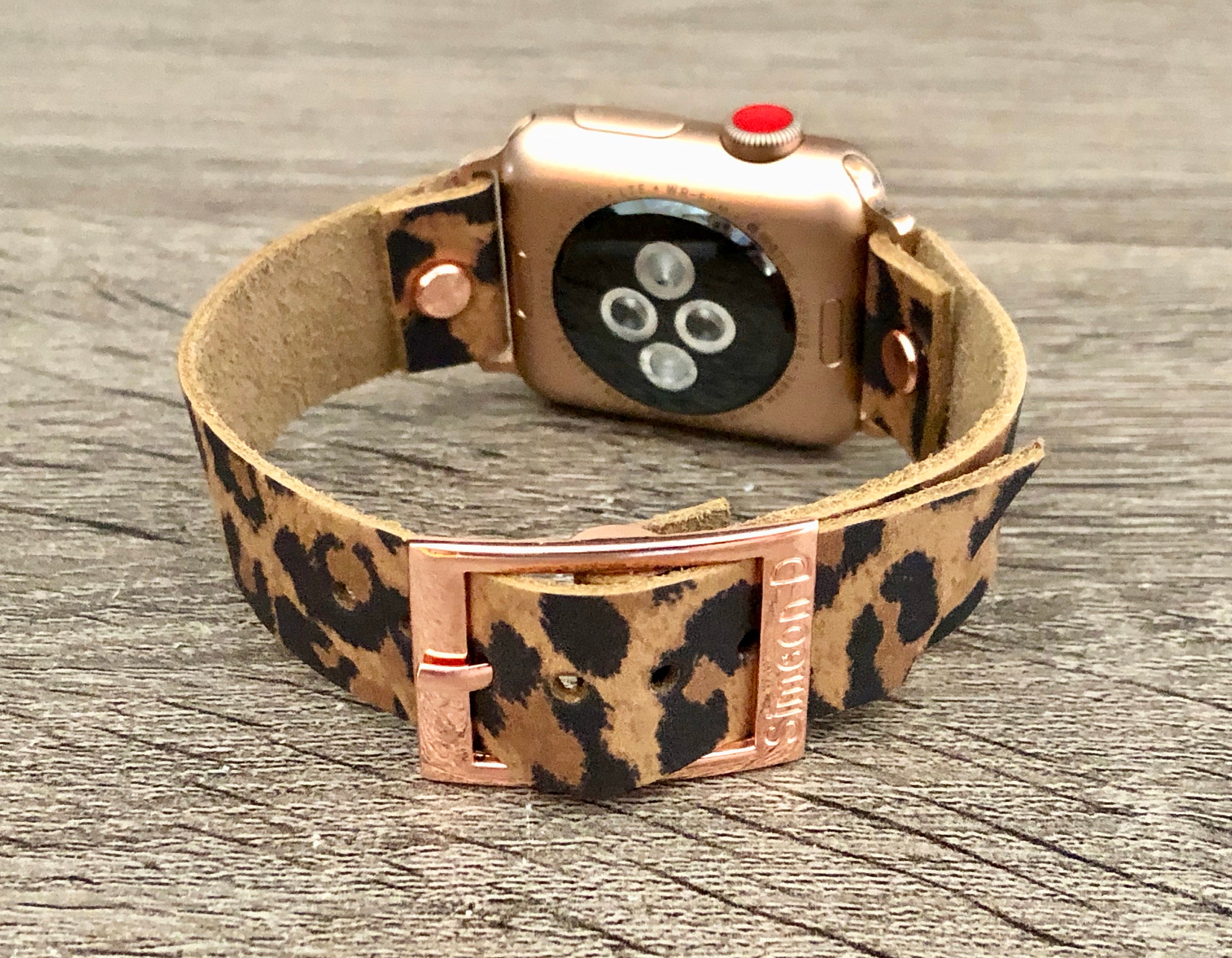 Anhem Resin Apple Watch Bands, 41mm / 40mm / 38mm / Leopard