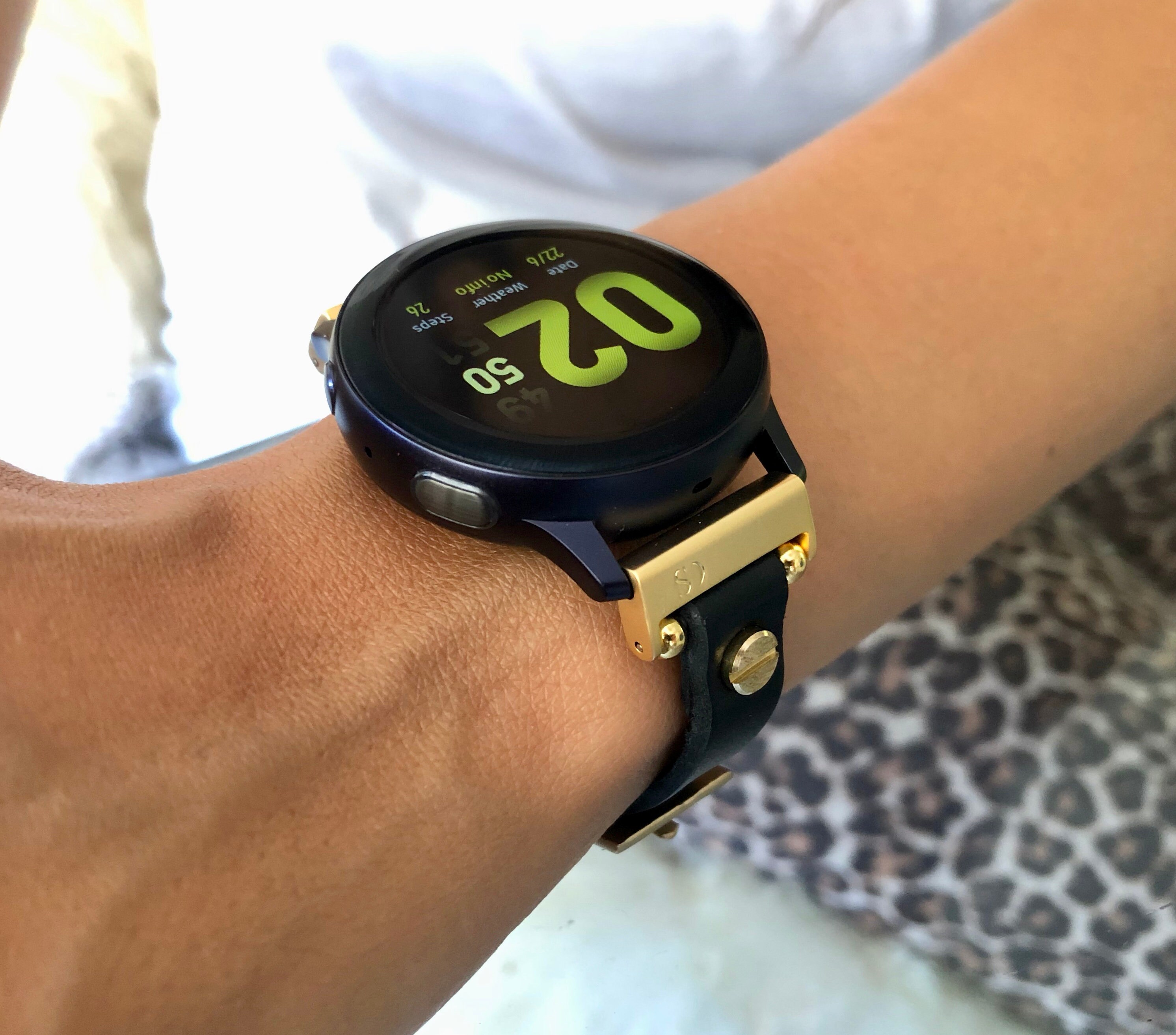 Samsung Galaxy Watch Active 2 Band 40mm 44mm Gold Galaxy Active Wristband Women Galaxy Watch