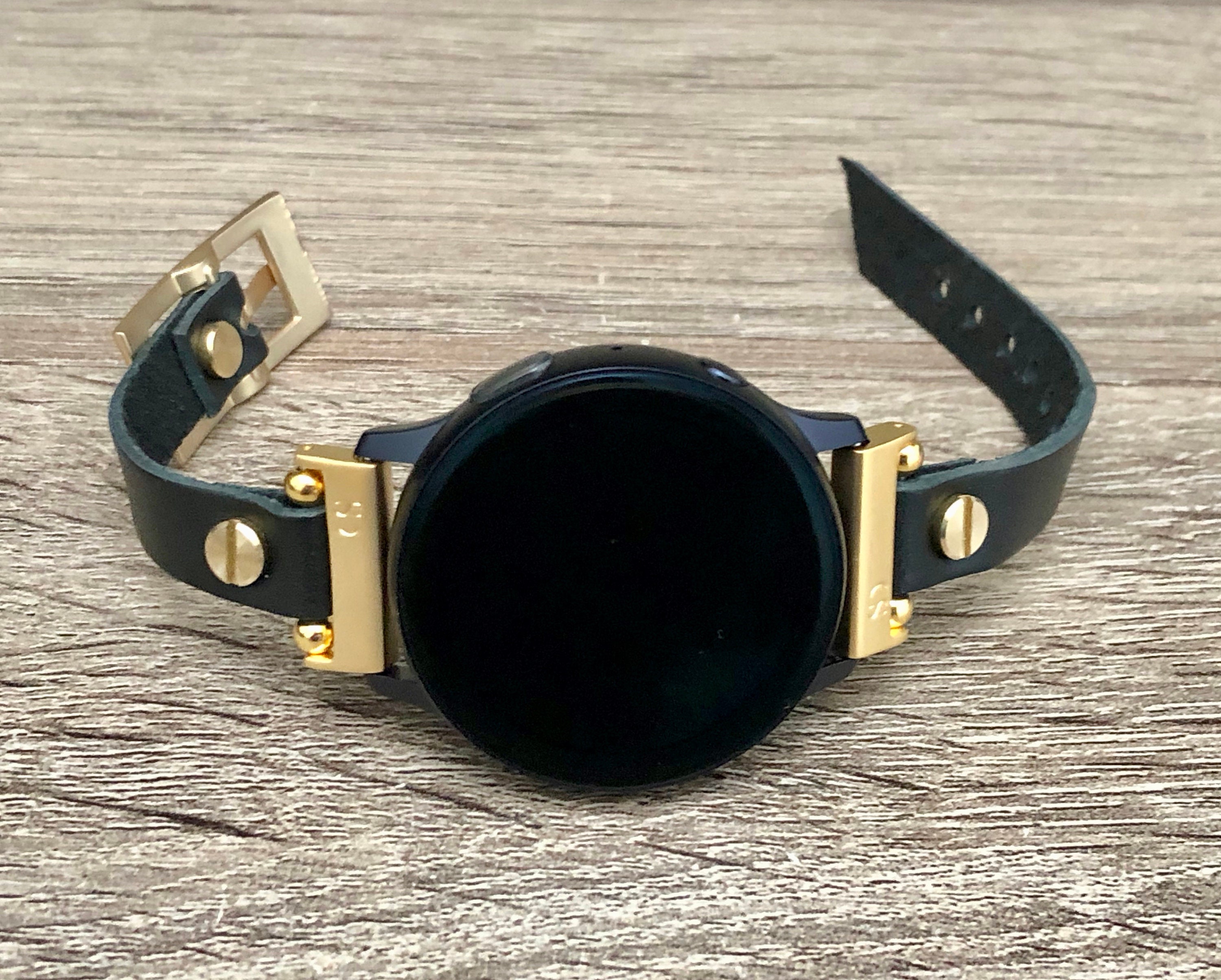 Gold Galaxy Watch Active 2 Band 40mm 44mm Women Galaxy Watch 42mm Wristband Yellow Gold Galaxy