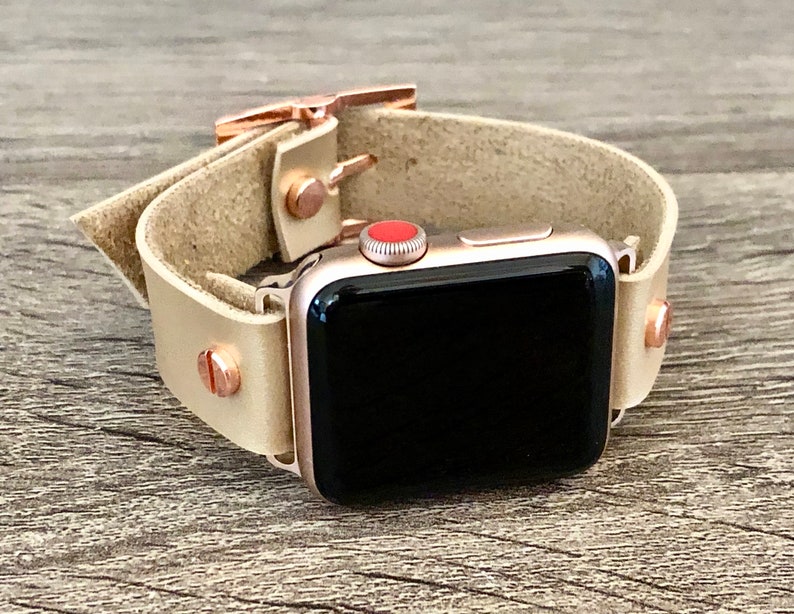 Vegan Leather Apple Watch Band 38mm 40mm 42mm 44mm Etsy
