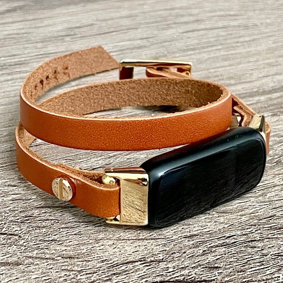 Black Leather Fitbit Luxe Band Women Luxe Bracelet, Slim Fitbit Luxe  Wristband, Rose Gold Fitbit Luxe Strap, Formal Classy Luxe Bracelet -   Sweden