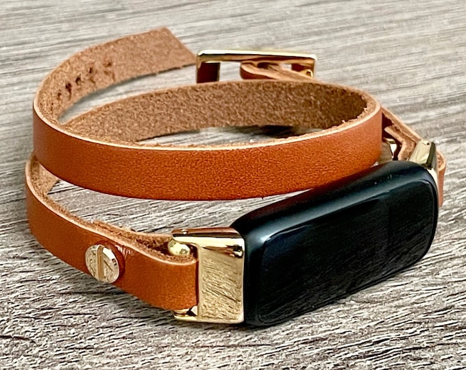 Fitbit Luxe Band, Gold Fitbit Luxe Bracelet, Double Wrapped Fitbit Luxe Wristband, Women Fitbit Luxe Band, Fitbit, Jewelry, Slim Fitbit Band