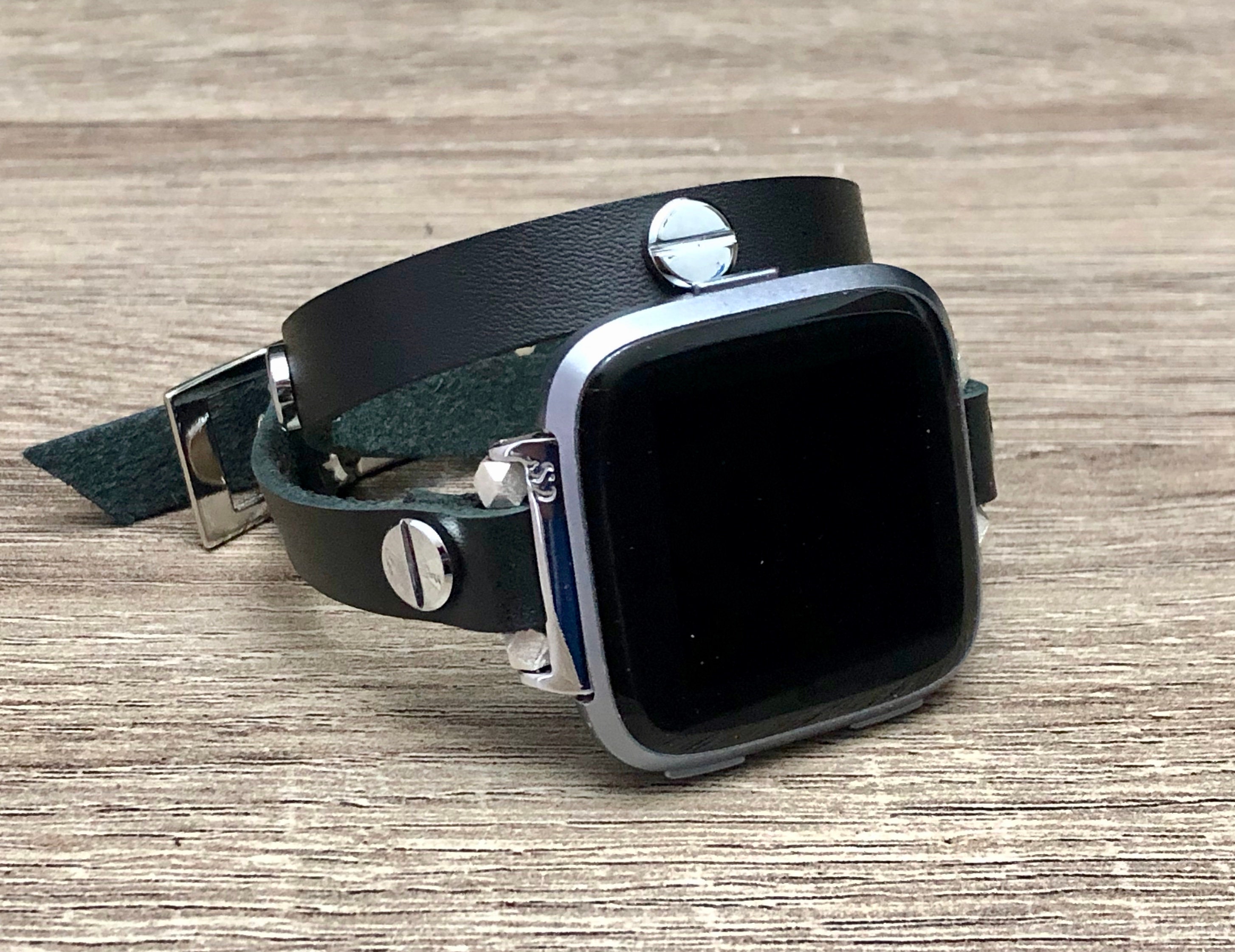 fitbit versa bands silver