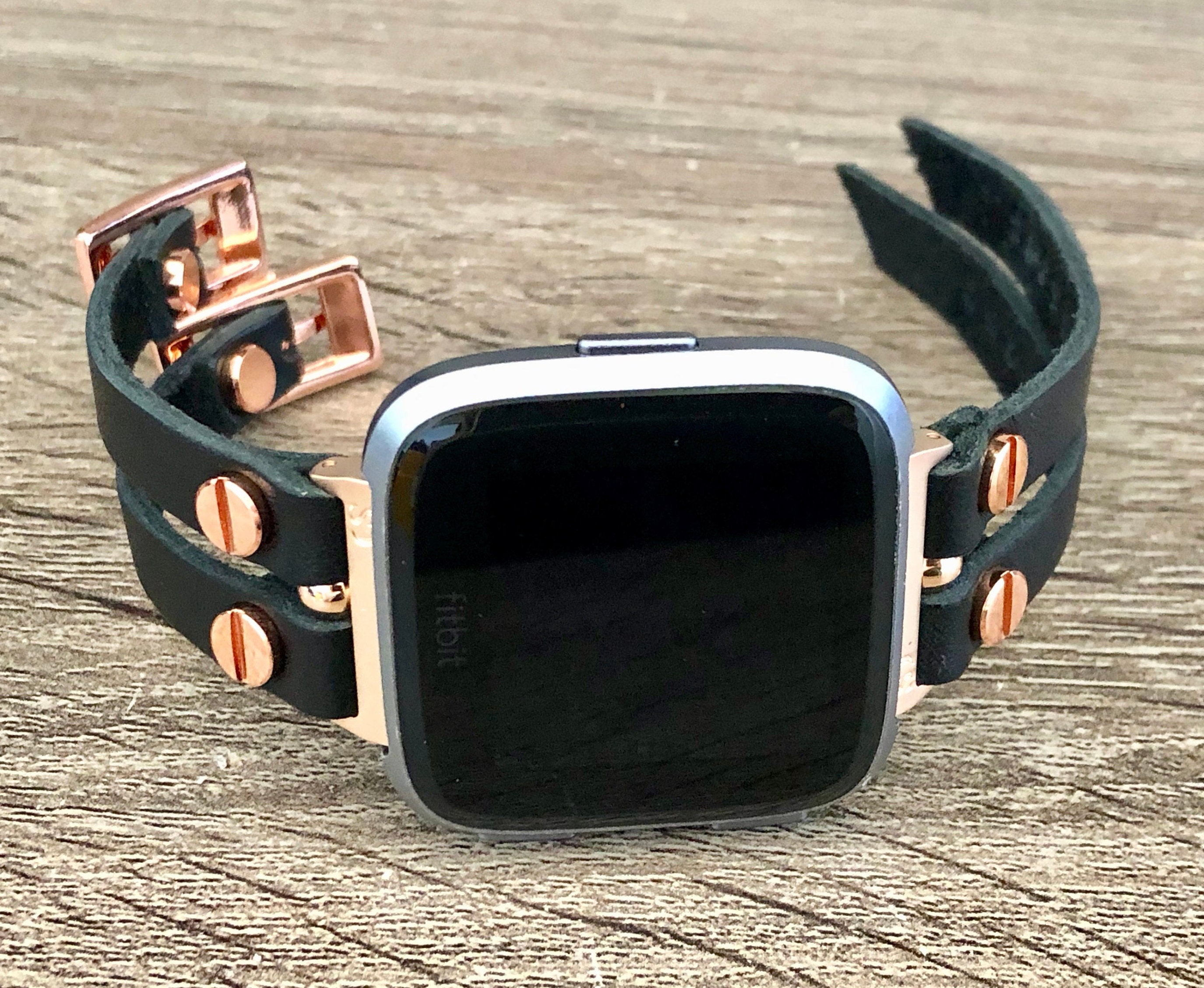 Fitbit Versa 2 Band Rose Gold Fitbit Versa Watch Cuff Bracelet Fitbit Versa Lite Wristband Women