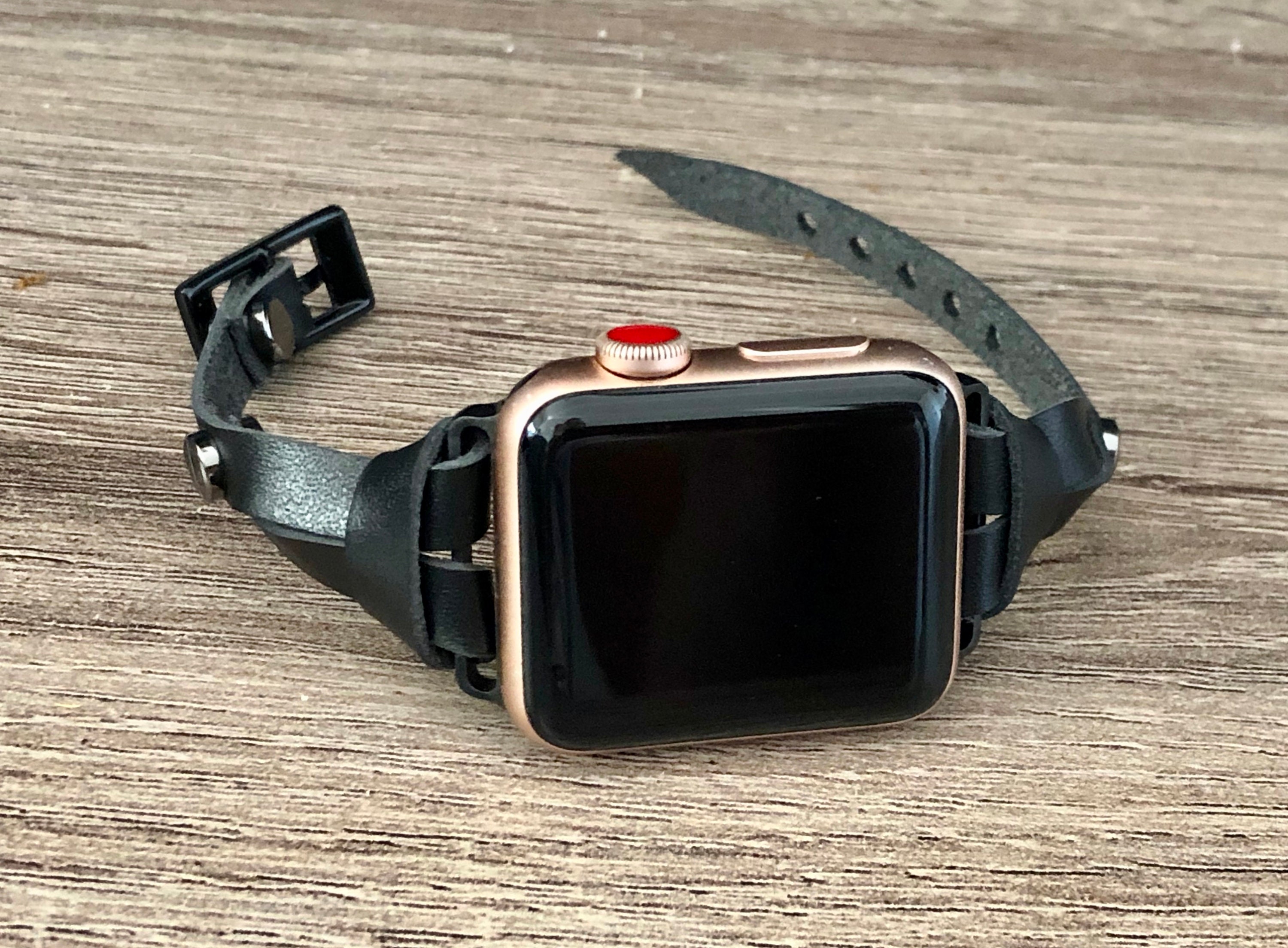 Space Black Apple Watch Band 38mm 40mm 42mm 44mm iWatch Bracelet Space