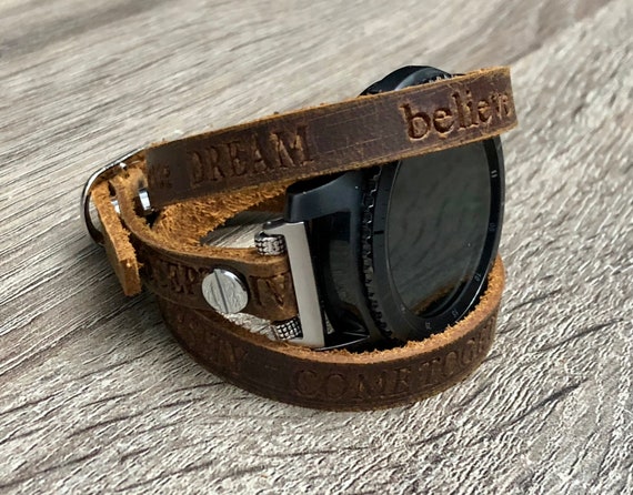 gear s3 frontier leather strap