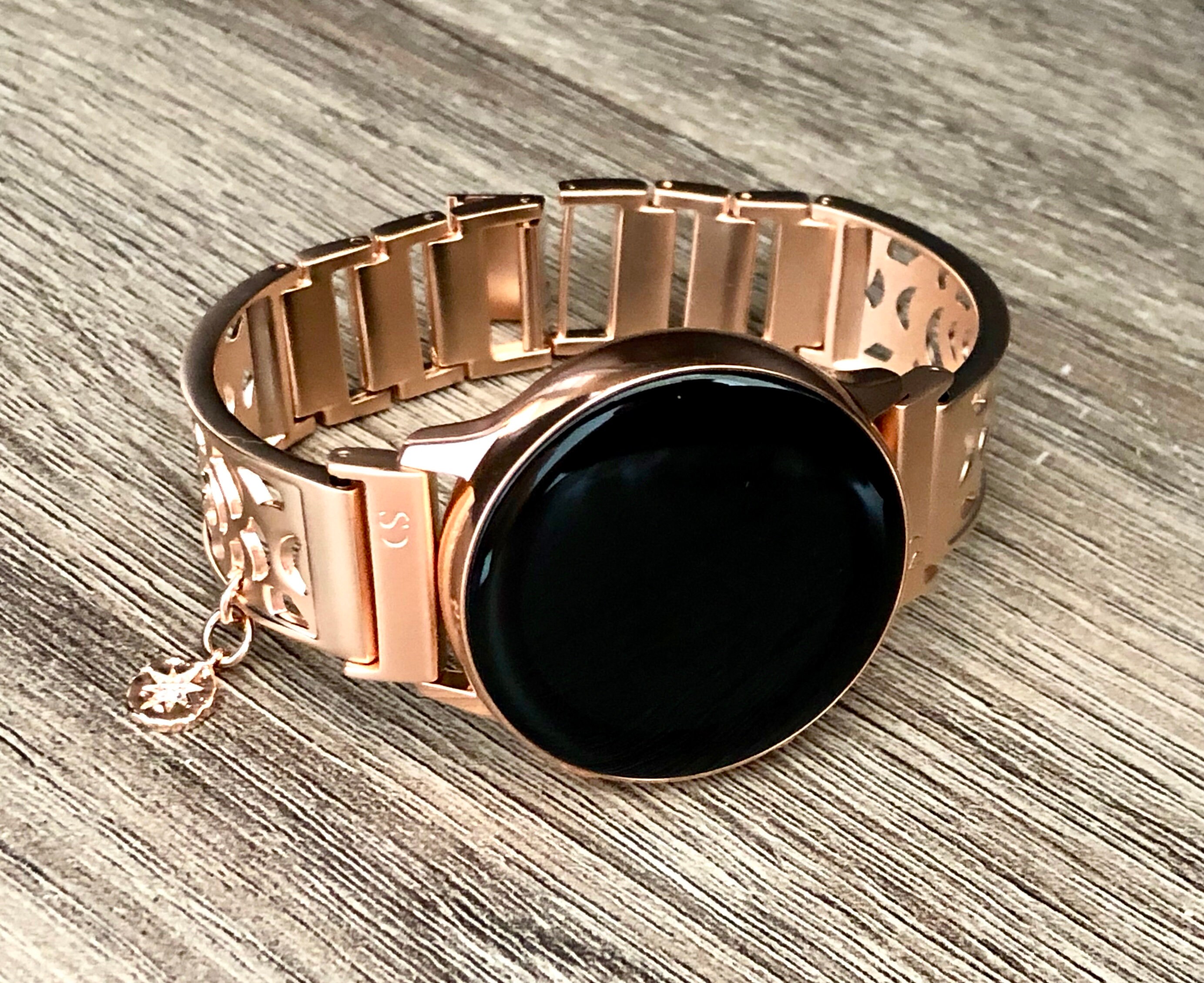 Rose Gold Samsung Galaxy Watch Active 40mm Women Band Rose