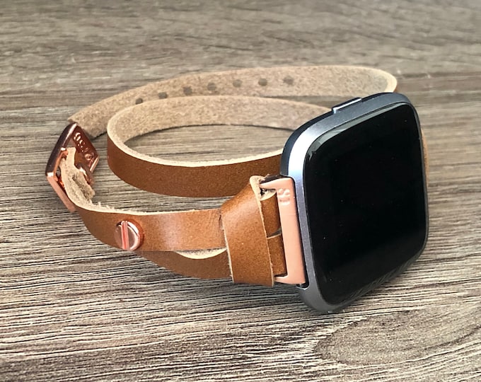rose gold fitbit versa band