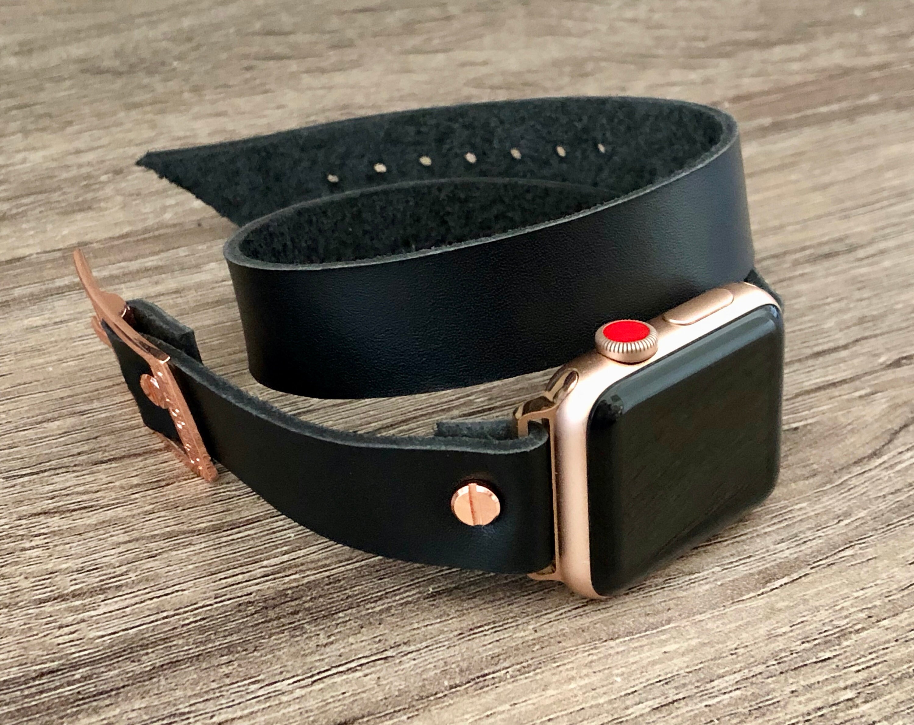 Rose Gold Apple Watch Band 38mm 40mm 42mm 44mm iWatch Bracelet Etsy