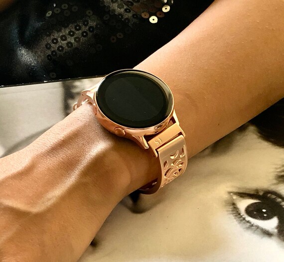 Samsung Galaxy Watch Band Rose Gold Armband Galaxy Watch Etsy Schweiz