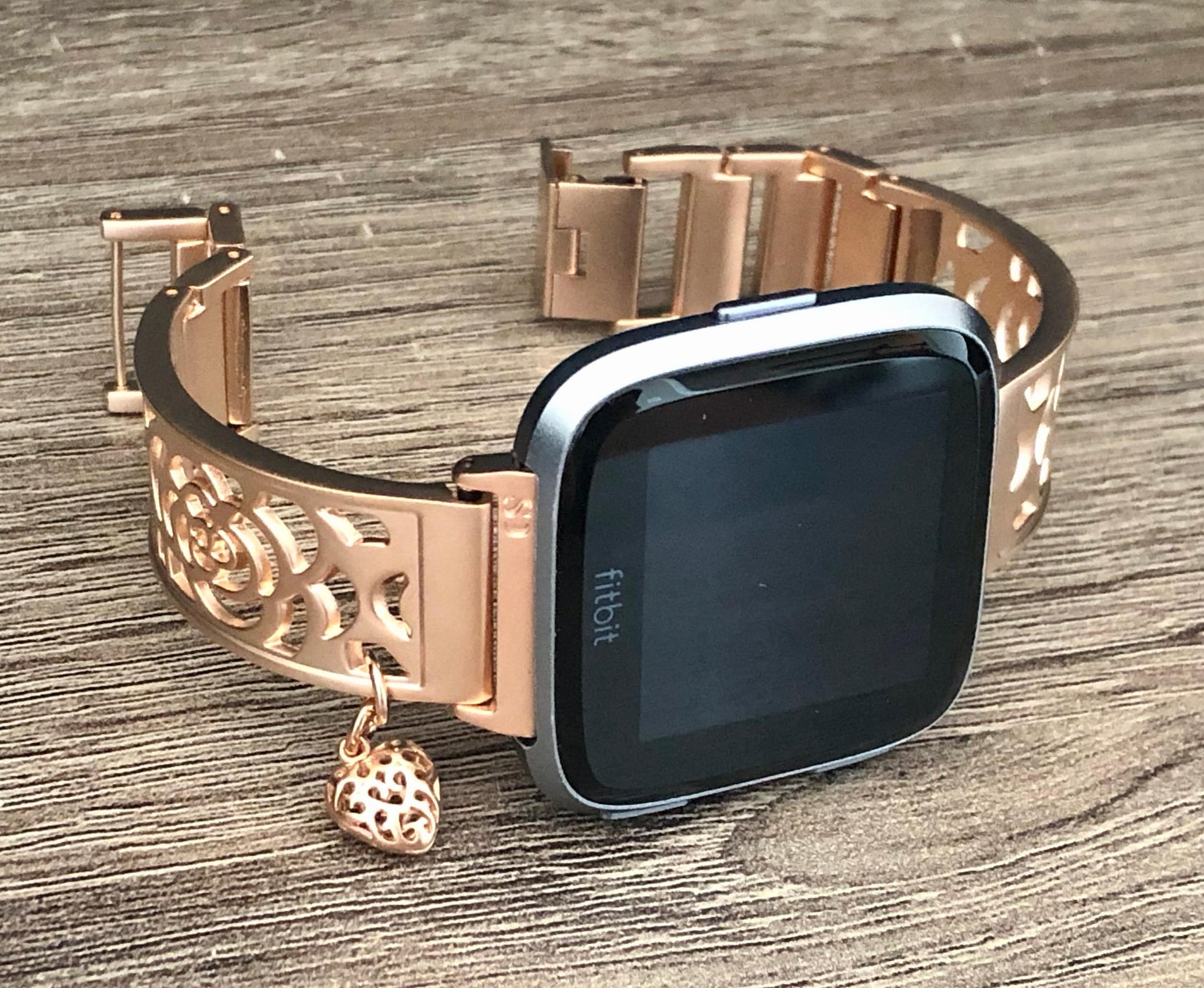 Fitbit Versa 2 Watch Band Rose Gold Fitbit Versa Lite Watch - Etsy UK