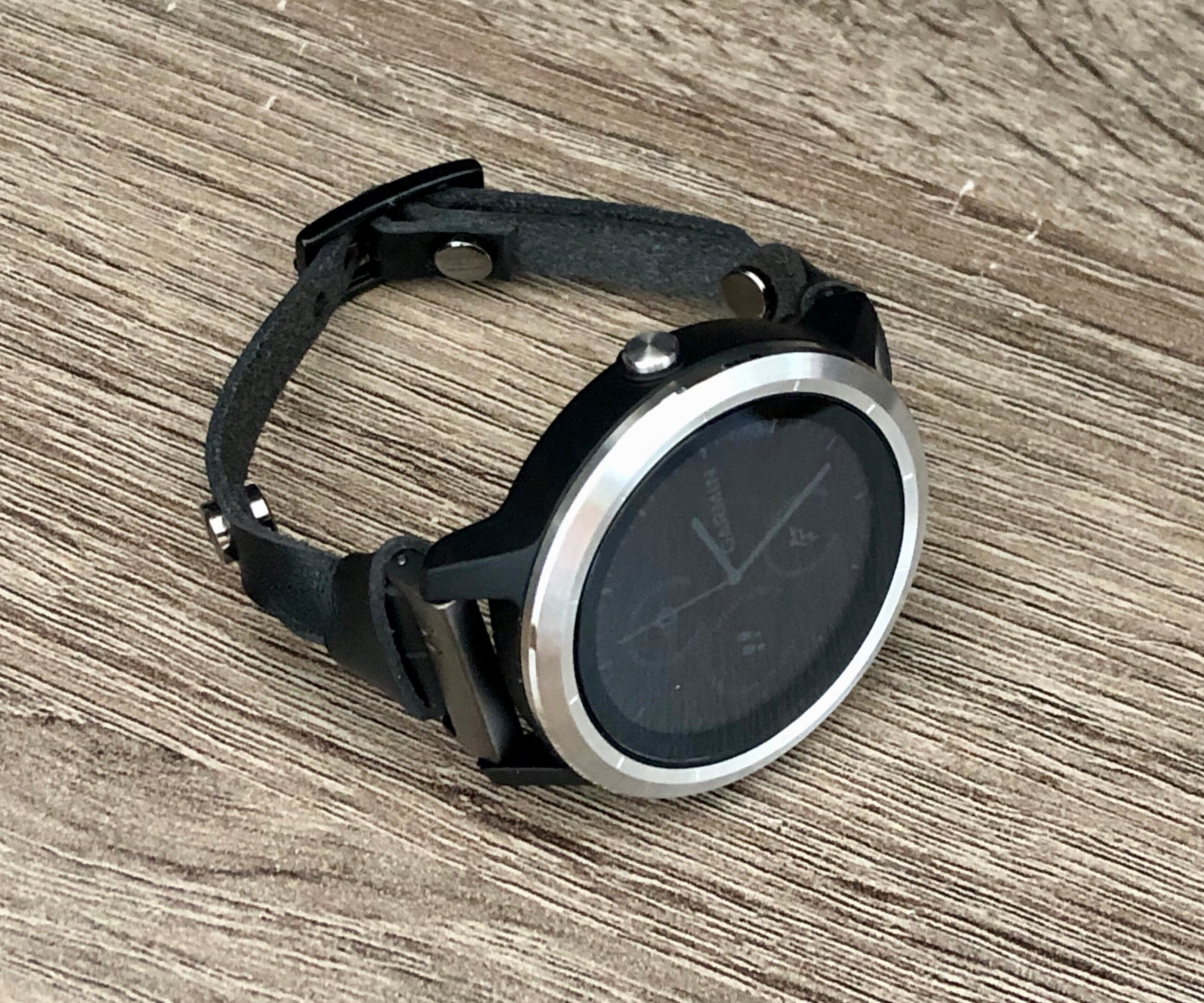 garmin vivomove hr leather strap