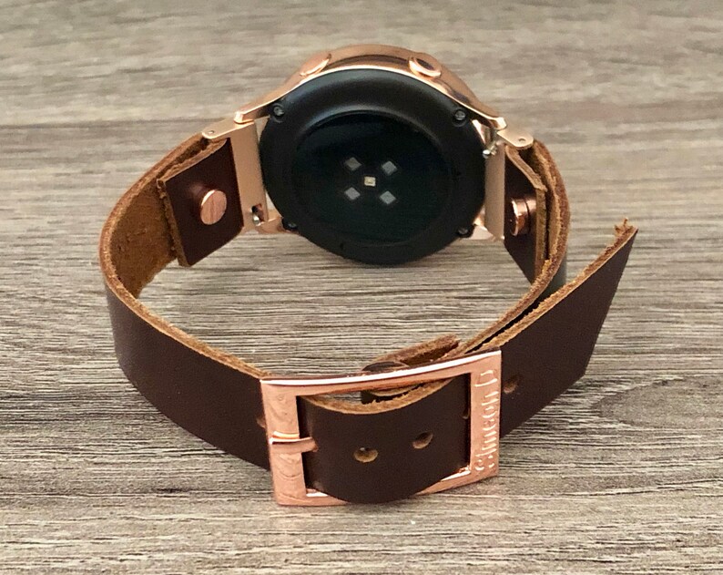 Leather Rose Gold Samsung Galaxy Active Band Pink Gold