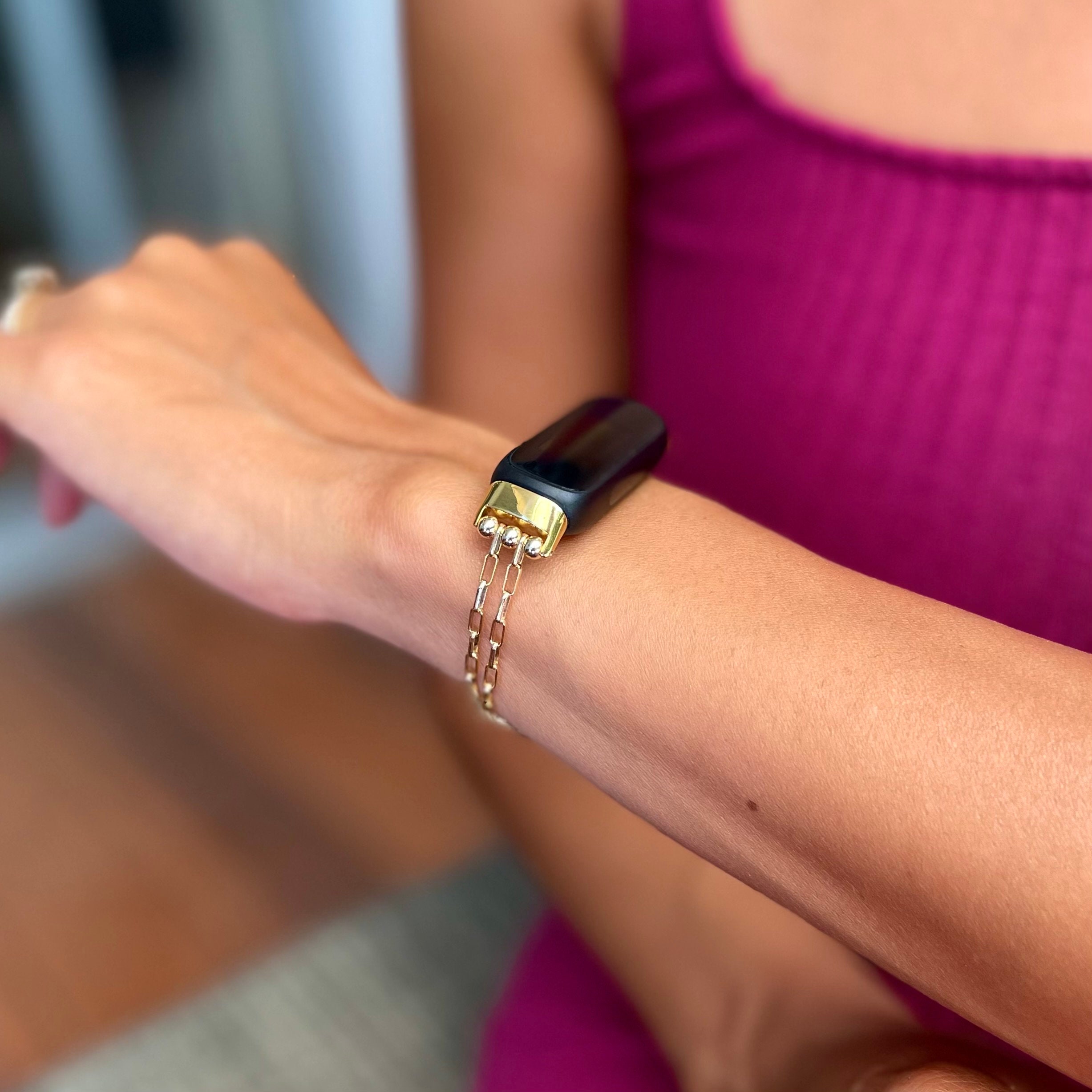 gorjana for Fitbit Luxe Parker Link Accessory Bracelet