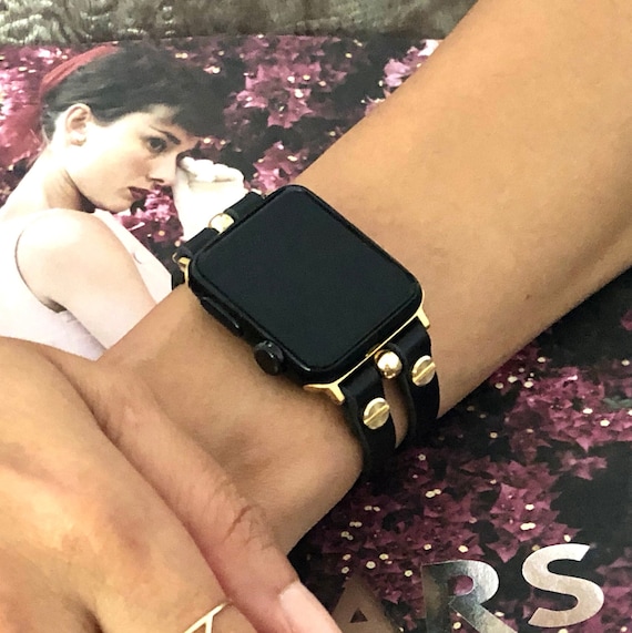 www. Apple Watch Series Ultra 8 7 6 Women Band, Luxury Ladies Bracelet Gold / 42mm / 44mm / 45mm