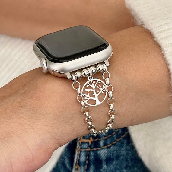 Repurposed designer apple watch band