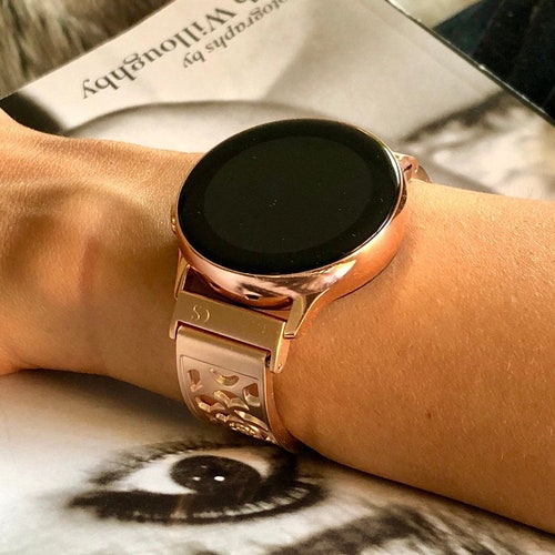 Rose Gold Samsung Galaxy Watch Active 40mm Women Band Rose Etsy