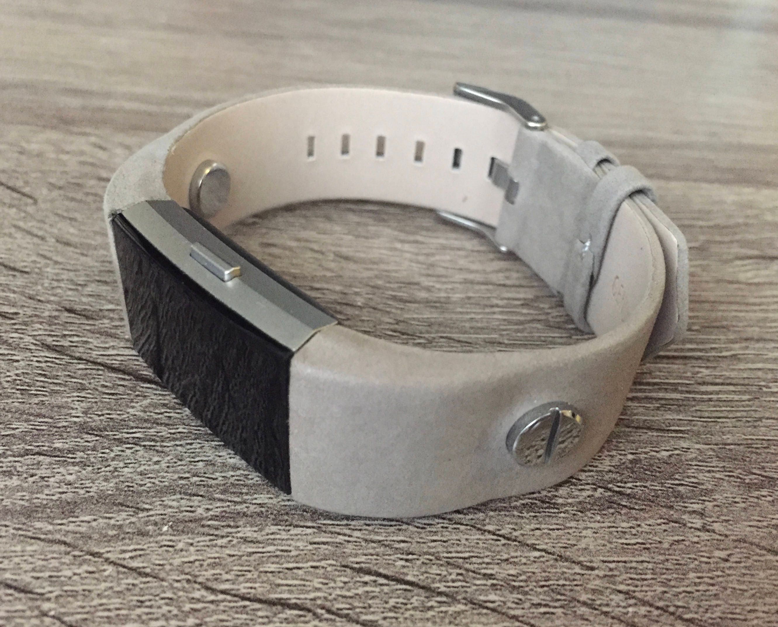 Handmade Replacement Bracelet For Fitbit Charge 2 Grey Leather | Etsy