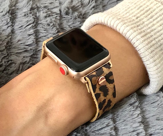leopard print apple watch bands