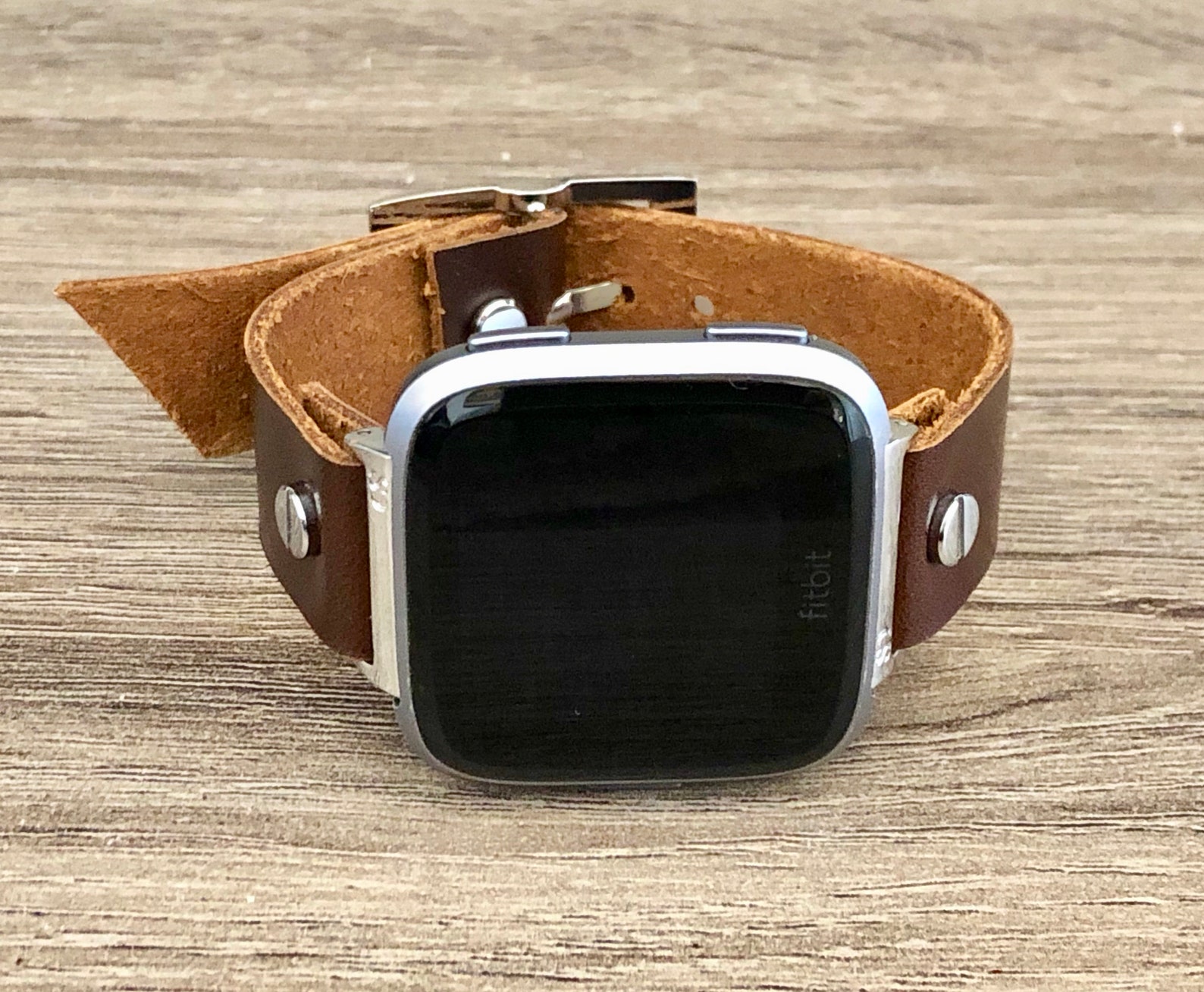 silver fitbit versa