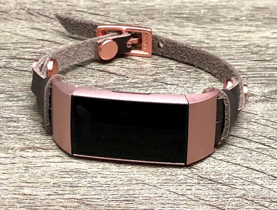 rose gold fitbit strap charge 3