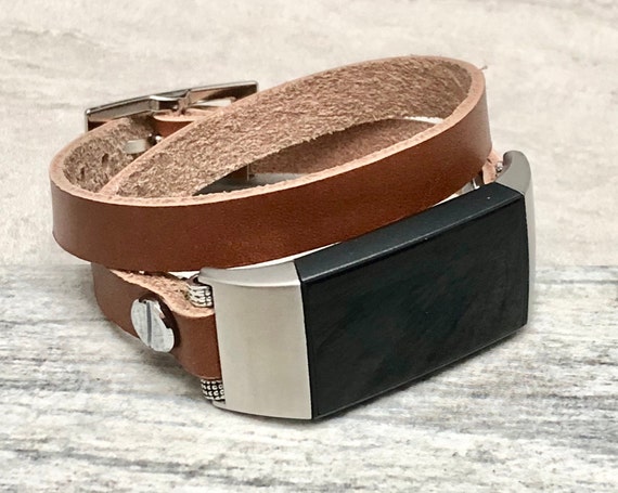 fitbit 3 leather strap