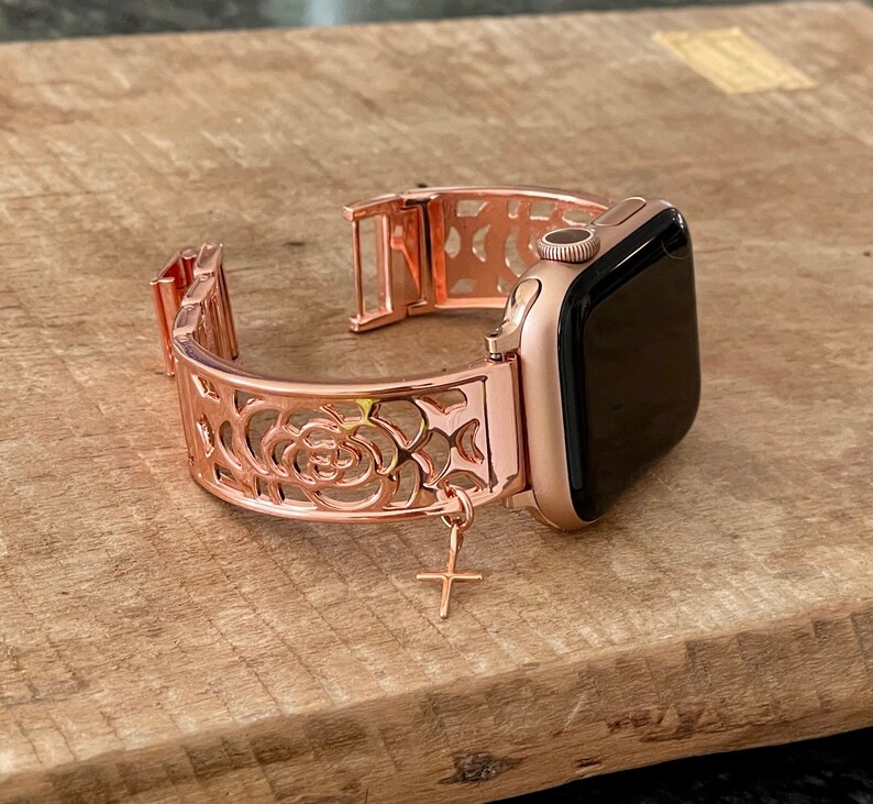 Women Apple Watch Rose Gold Band 38mm 40mm 41mm 42mm 44mm 45mm Etsy