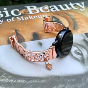 Rose Gold Samsung Galaxy Watch Active2 44mm Band Galaxy Watch Active 2 40mm Rose Gold Bracelet Adjustable 20mm Rose Gold Watch Band