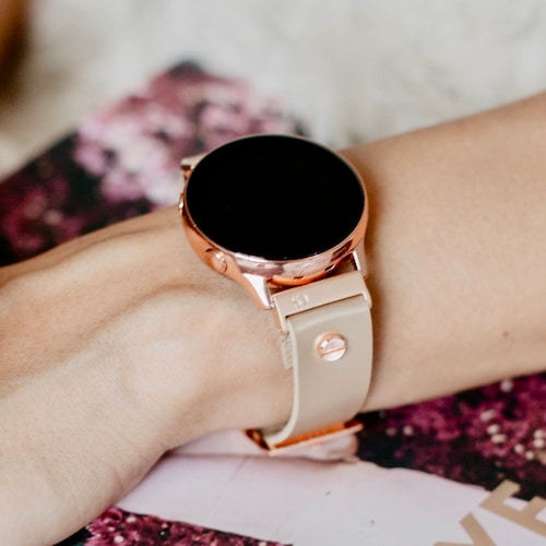 Rose Gold Samsung Galaxy Watch Active 40mm Women Band Rose Etsy