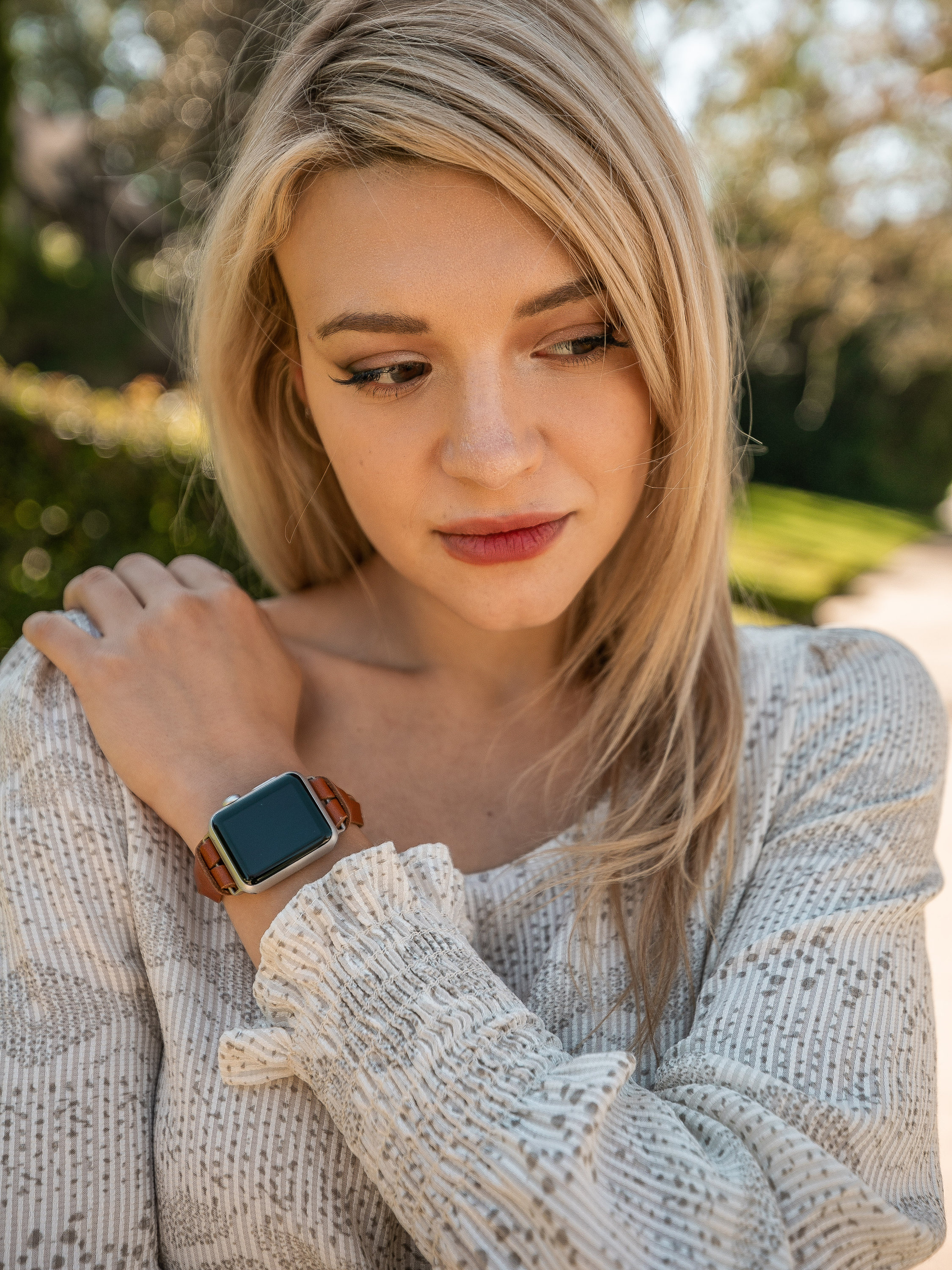 Skinny Apple Watch Band 41mm 45mm 40mm 44mm Brown Leather Etsy